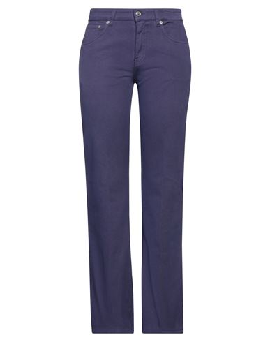 Department 5 Woman Jeans Dark Purple Size 29 Cotton, Elastane