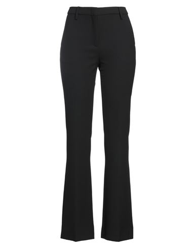 Department Five Department 5 Woman Pants Black Size 8 Polyester, Virgin Wool, Elastane In Black