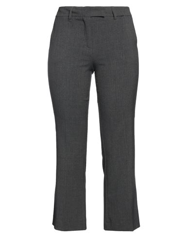 Rue Du Bac Woman Pants Lead Size 10 Polyester, Viscose, Elastane In Grey