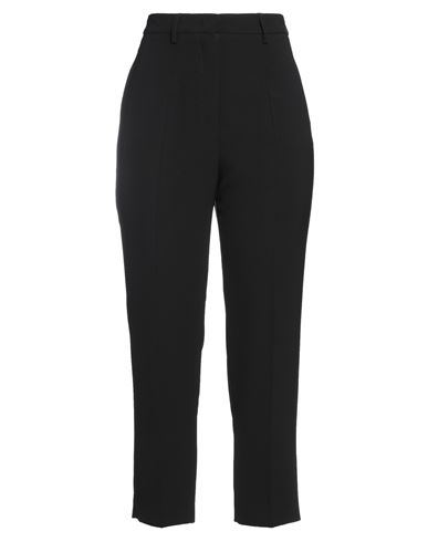 Rue Du Bac Woman Pants Black Size 6 Polyester, Elastane