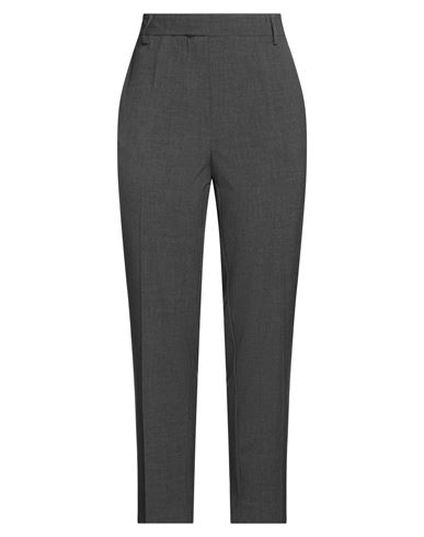 Rue Du Bac Woman Pants Lead Size 4 Polyester, Viscose, Elastane In Grey