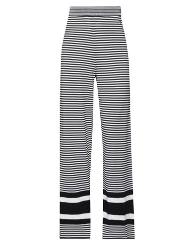 Ferragamo Woman Pants Black Size Xs Viscose, Synthetic Fibers, Cotton, Silk
