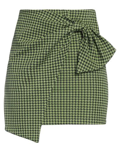 Animagemella Woman Mini Skirt Light Green Size 10 Viscose, Polyester, Elastane