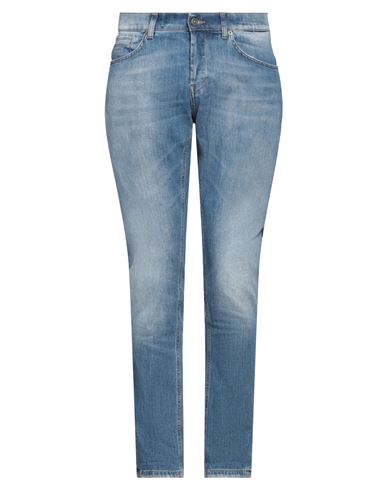 Dondup Man Jeans Blue Size 30 Cotton, Elastomultiester