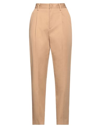 Shop Red Valentino Woman Pants Camel Size 8 Cotton, Elastane In Beige