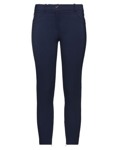 Elisabetta Franchi Woman Pants Navy Blue Size 10 Polyester, Elastane