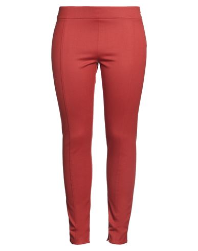 Massimo Alba Woman Pants Rust Size 4 Virgin Wool, Polyamide, Elastane In Red