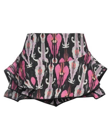 Cc By Camilla Cappelli Woman Shorts & Bermuda Shorts Black Size 8 Linen