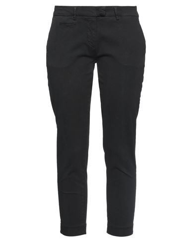 Mason's Woman Cropped Pants Black Size 12 Cotton, Polyester, Elastane In Black