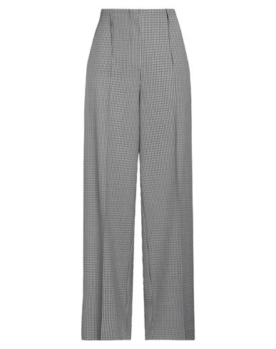 Fendi Houndstooth Trousers In Black