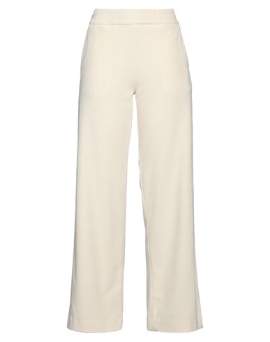 Shop Circolo 1901 Woman Pants Ivory Size 6 Cotton, Polyester In White
