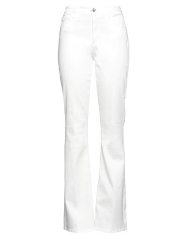 Liu •jo Woman Jeans White Size 28w-36l Cotton, Elastane