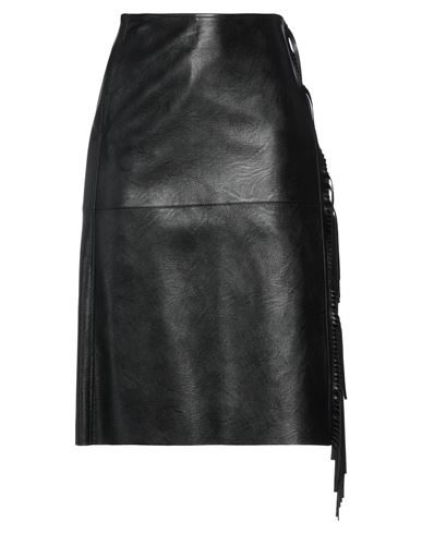 Stella Mccartney Woman Midi Skirt Black Size 8-10 Polyester, Viscose, Polyurethane