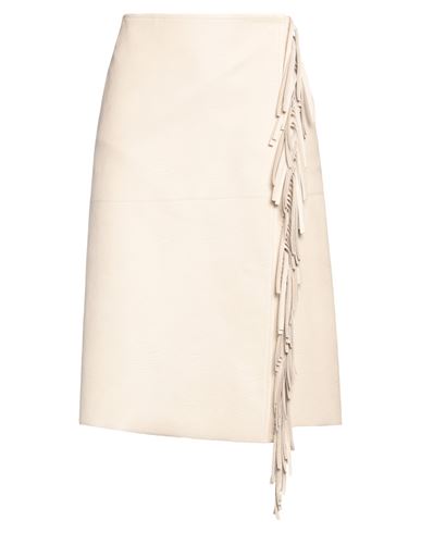 Stella Mccartney Woman Midi Skirt Cream Size 4-6 Polyester, Viscose, Polyurethane In White