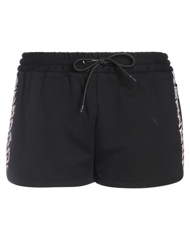 Versace Woman Shorts & Bermuda Shorts Black Size 10 Cotton, Polyester