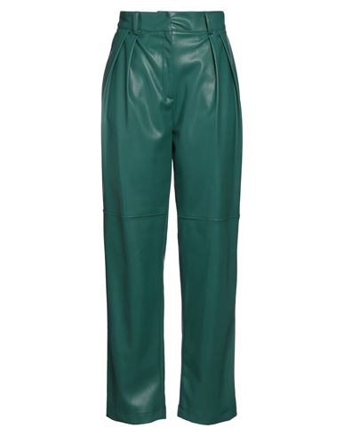 Actualee Woman Pants Dark Green Size 8 Polyurethane