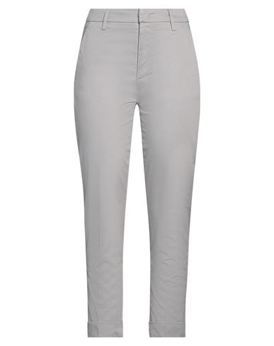 Shop Dondup Woman Pants Grey Size 30 Cotton, Elastane