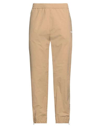 Msgm Man Pants Sand Size 34 Polyester In Beige