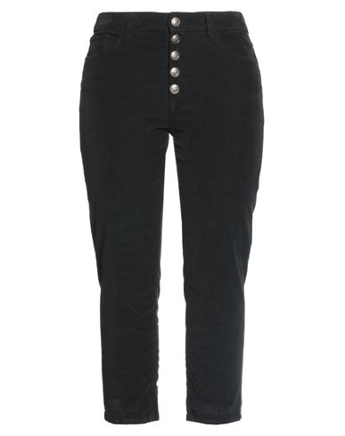 Dondup Woman Pants Black Size 32 Cotton, Lyocell, Elastane
