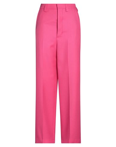 Ami Alexandre Mattiussi Woman Pants Fuchsia Size 4 Virgin Wool In Pink