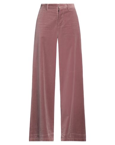 Dsquared2 Woman Pants Pastel Pink Size 6 Cotton, Metallic Fiber