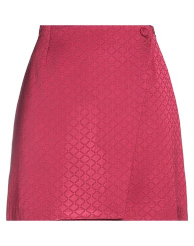 Maria Vittoria Paolillo Mvp Woman Mini Skirt Garnet Size 6 Viscose, Elastane In Red