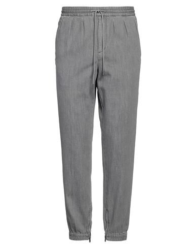 Zegna Man Denim Pants Grey Size 40 Cotton