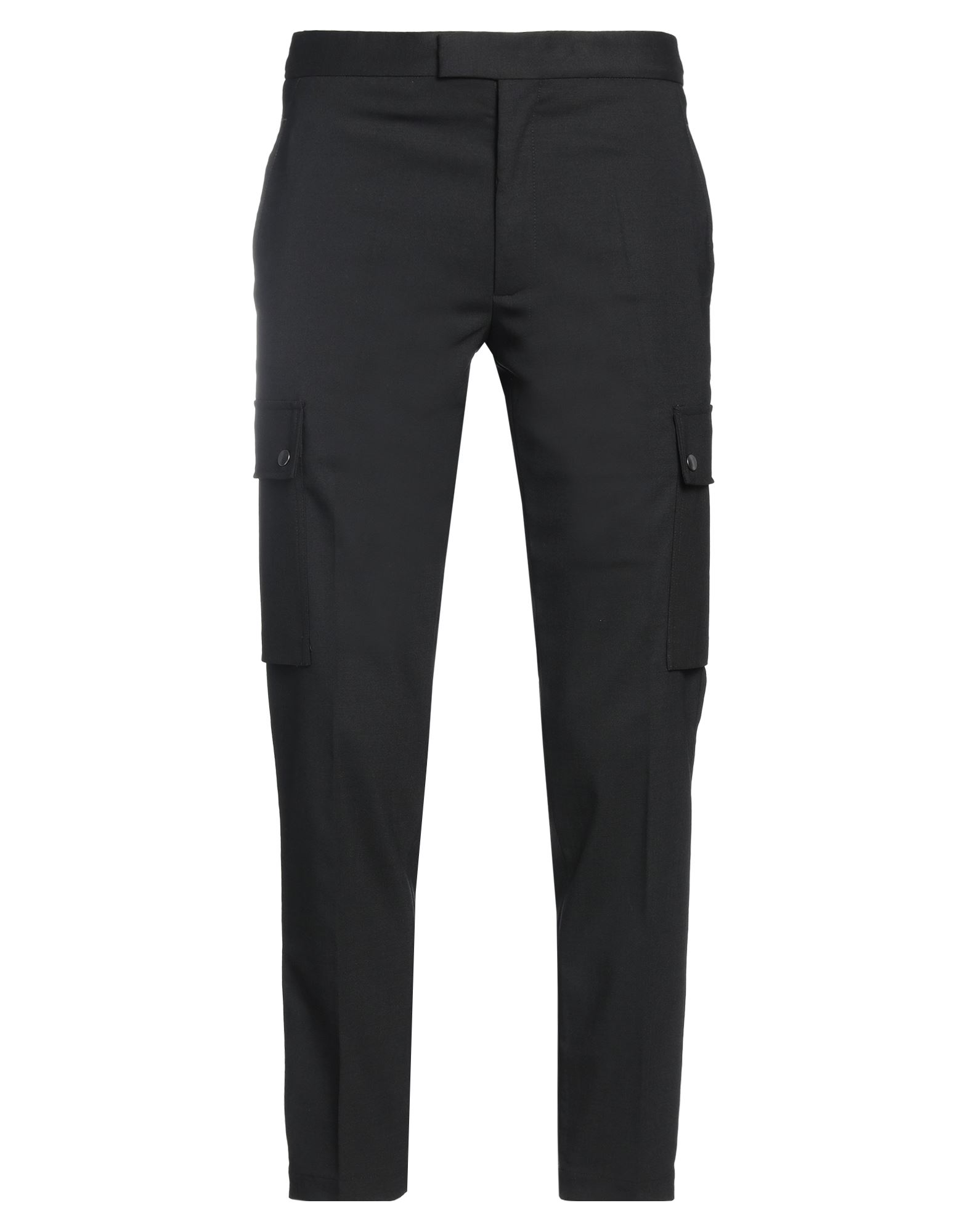 《セール開催中》NEIL BARRETT メンズ パンツ ブラック 50 ポリエステル 54% / バージンウール 44% / ポリウレタン 2% / コットン