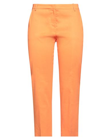 Shop Pinko Woman Pants Orange Size 10 Linen, Viscose, Elastane