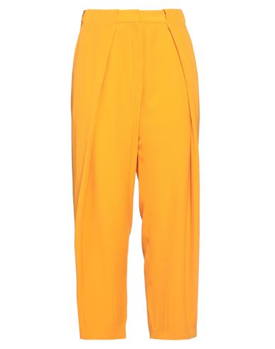 Balmain Woman Pants Orange Size 10 Viscose