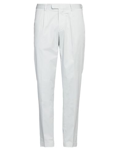 Devore Incipit Man Pants Light Grey Size 38 Cotton, Silk, Elastane In Grey