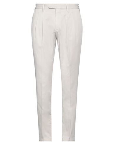 Devore Incipit Man Pants Light Grey Size 38 Cotton, Silk, Elastane In Grey