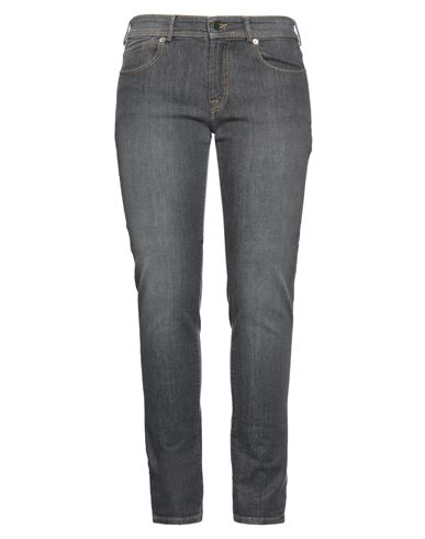 Berwich Woman Jeans Grey Size 32 Cotton, Elastane