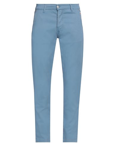 Roy Rogers Roÿ Roger's Man Pants Light Blue Size 33 Cotton, Lyocell, Elastane In Blue