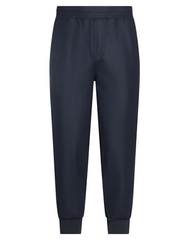 Shop Neil Barrett Man Pants Navy Blue Size 38 Wool, Polyamide, Viscose, Elastane