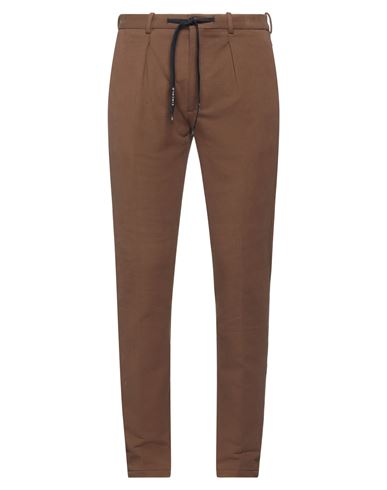 Circolo 1901 Man Pants Brown Size 32 Cotton, Elastane