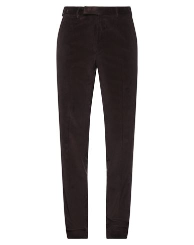 Zegna Man Pants Dark Brown Size 34 Cotton, Cashmere, Elastane In Brown
