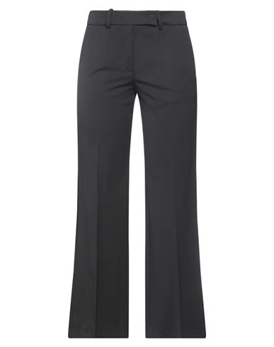 Tela Woman Pants Black Size 6 Polyester, Virgin Wool, Elastane