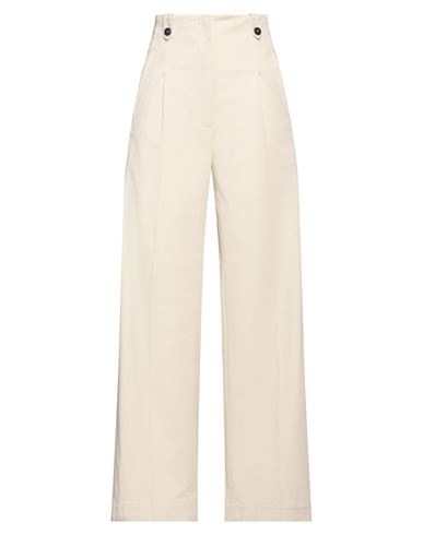 TELA TELA WOMAN PANTS IVORY SIZE 8 COTTON, ELASTANE