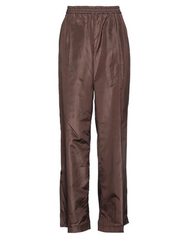 Valentino Woman Pants Dark Brown Size 14 Silk