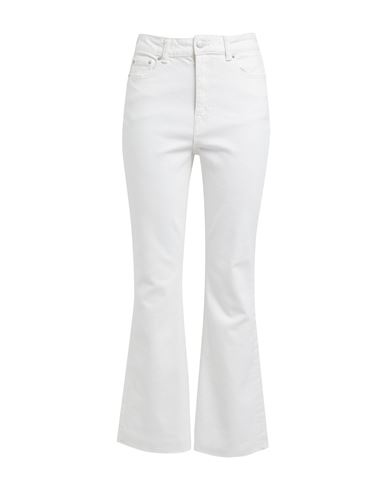 Jjxx By Jack & Jones Woman Jeans Off White Size 28w-30l Cotton, Elastane