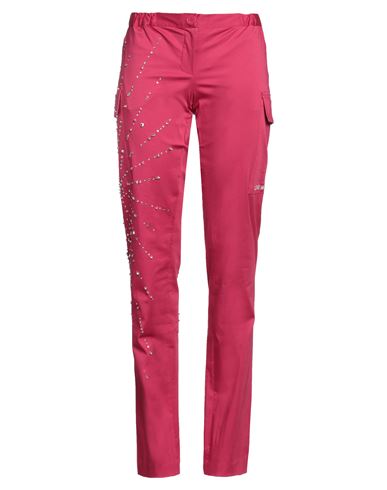 Des Phemmes Des_phemmes Woman Pants Fuchsia Size 4 Cotton In Pink