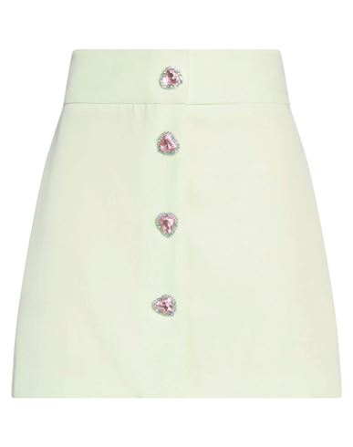 Chiara Ferragni Woman Mini Skirt Light Green Size 4 Polyester, Elastane