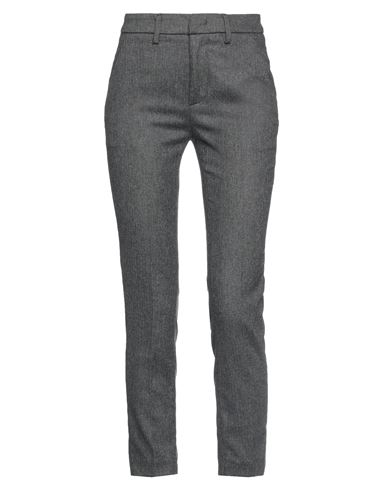 Dondup Woman Pants Steel Grey Size 29 Polyester, Viscose, Wool, Elastane