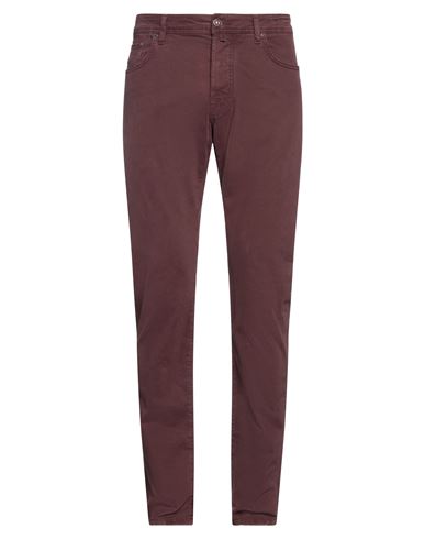 JACOB COHЁN JACOB COHЁN MAN PANTS CHOCOLATE BROWN SIZE 31 COTTON, ELASTANE, POLYESTER 
