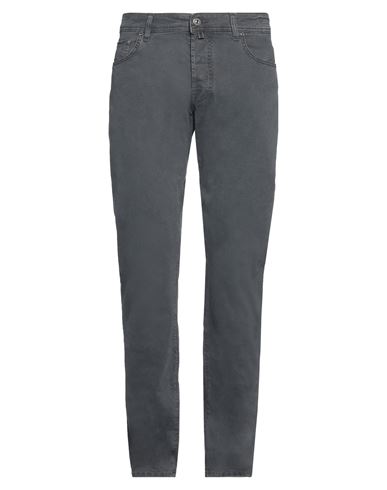 Jacob Cohёn Man Pants Charcoal Size 30 Cotton, Elastane, Polyester In Gray