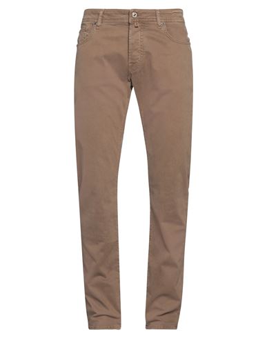 JACOB COHЁN JACOB COHЁN MAN PANTS KHAKI SIZE 34 COTTON, ELASTANE, POLYESTER 