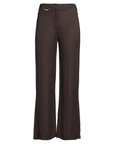 Seventy Venezia Woman Pants Chocolate Brown Size 4 Viscose