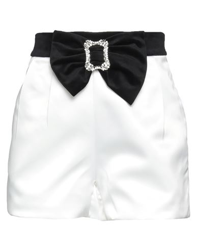 Odì Odì Woman Shorts & Bermuda Shorts White Size M Polyester