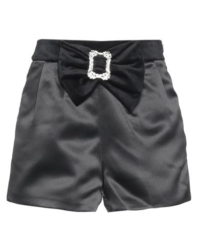Odì Odì Woman Shorts & Bermuda Shorts Black Size M Polyester